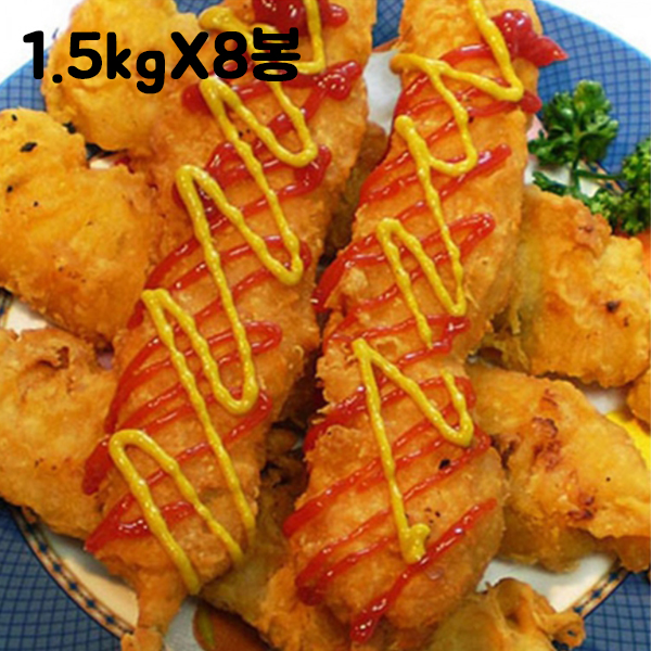 [GU] 치킨 후라이드 닭꼬치 1.5kg X8봉 (150gX80개)