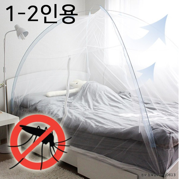 [JT] 원터치모기장 텐트형 실내용 캠핑용 1-2인용