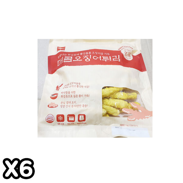 [FK] 사옹원 매콤오징어튀김(1K) X6