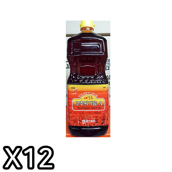 [FK] 고추맛기름(A 금수 1.5L)X12
