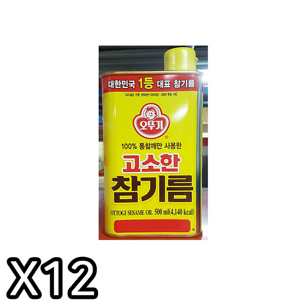 [FK] 고소한참기름(오뚜기 500g)X12