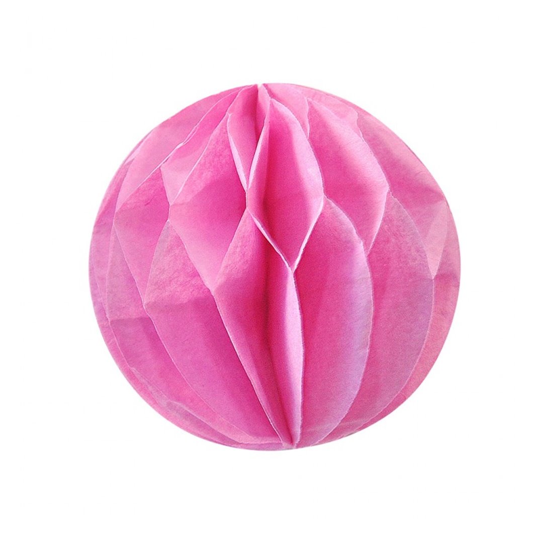 [PW] 페이퍼허니컴볼(6cm)핑크 꽃볼 파티