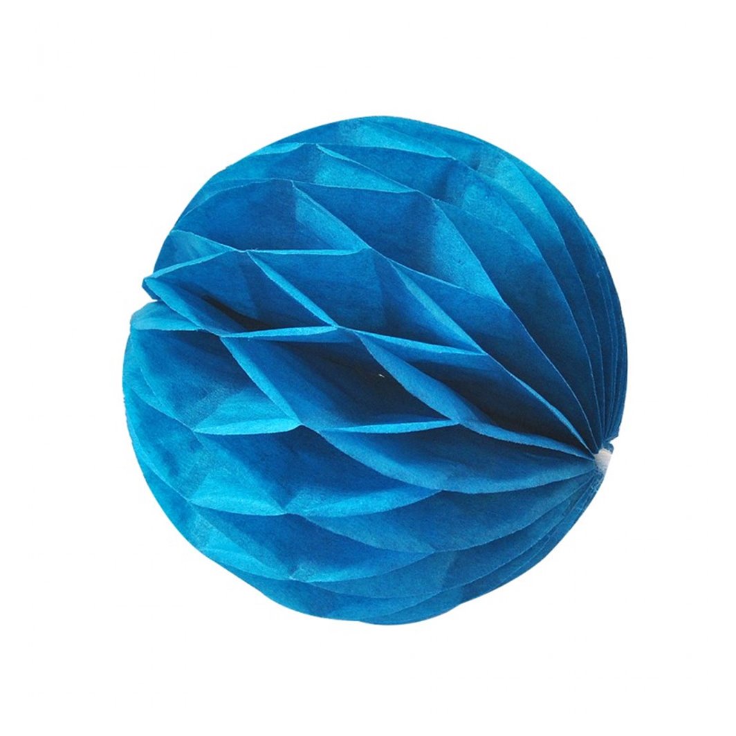 [PW] 페이퍼허니컴볼(6cm)블루 꽃볼 페이퍼벌룬